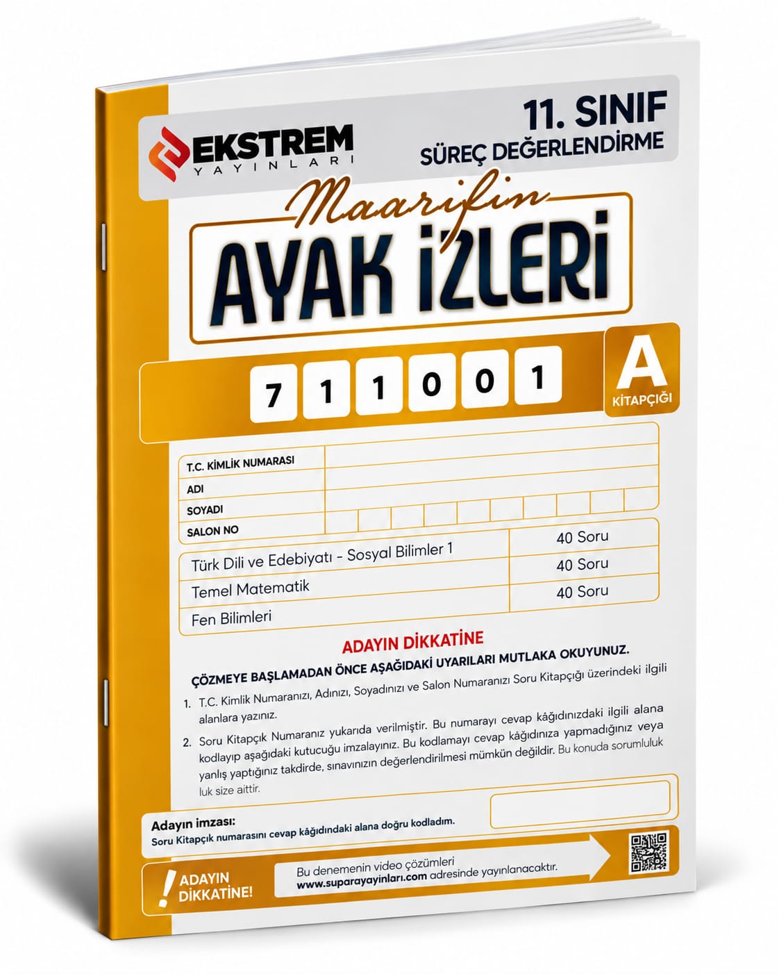 EKSTREM 11. SINIF SÜREÇ DEĞERLENDİRME -A